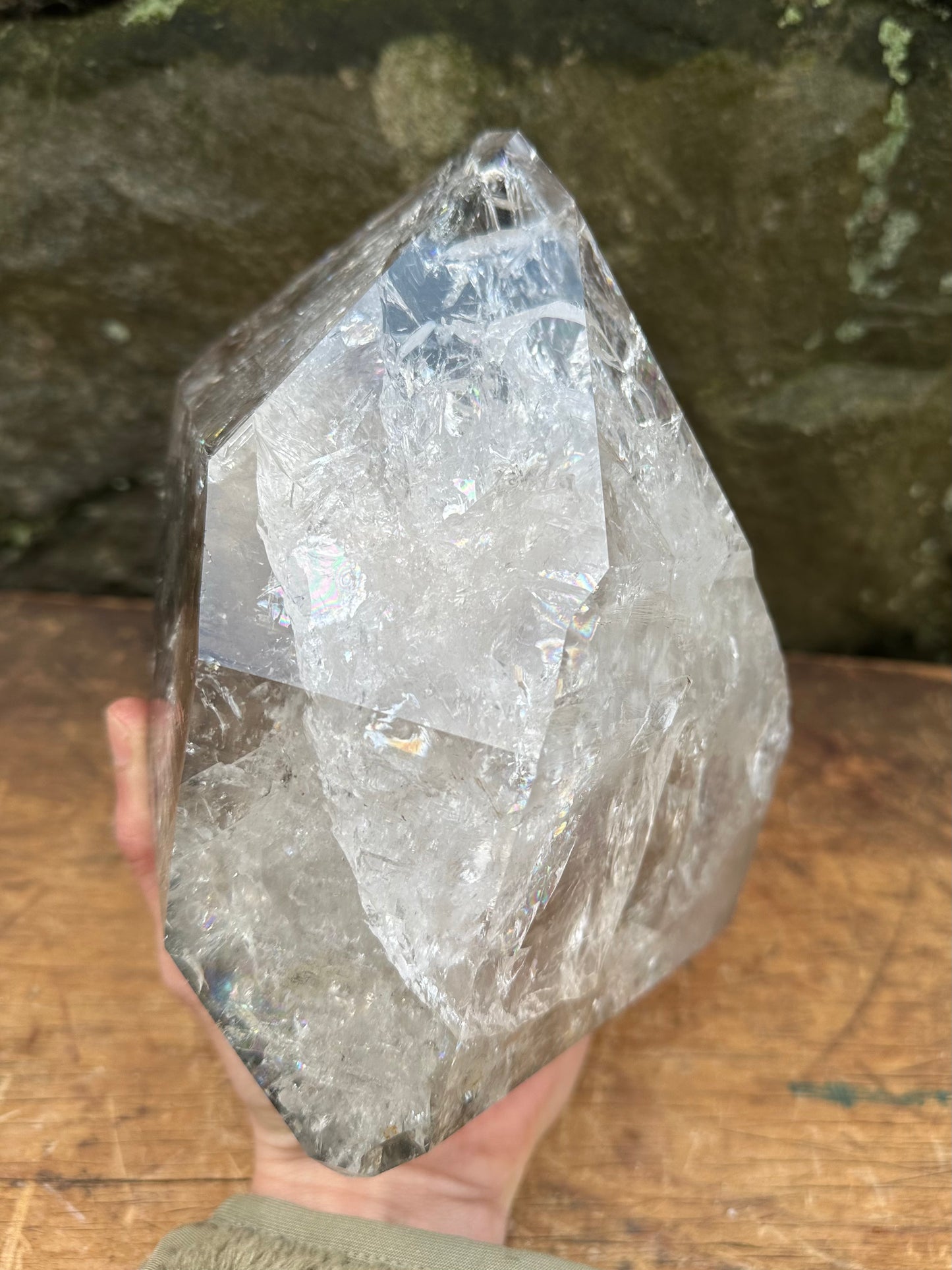 GIANT Museum Quality Herkimer Diamond "Goonie" Crystal Approx. 9.03 lbs