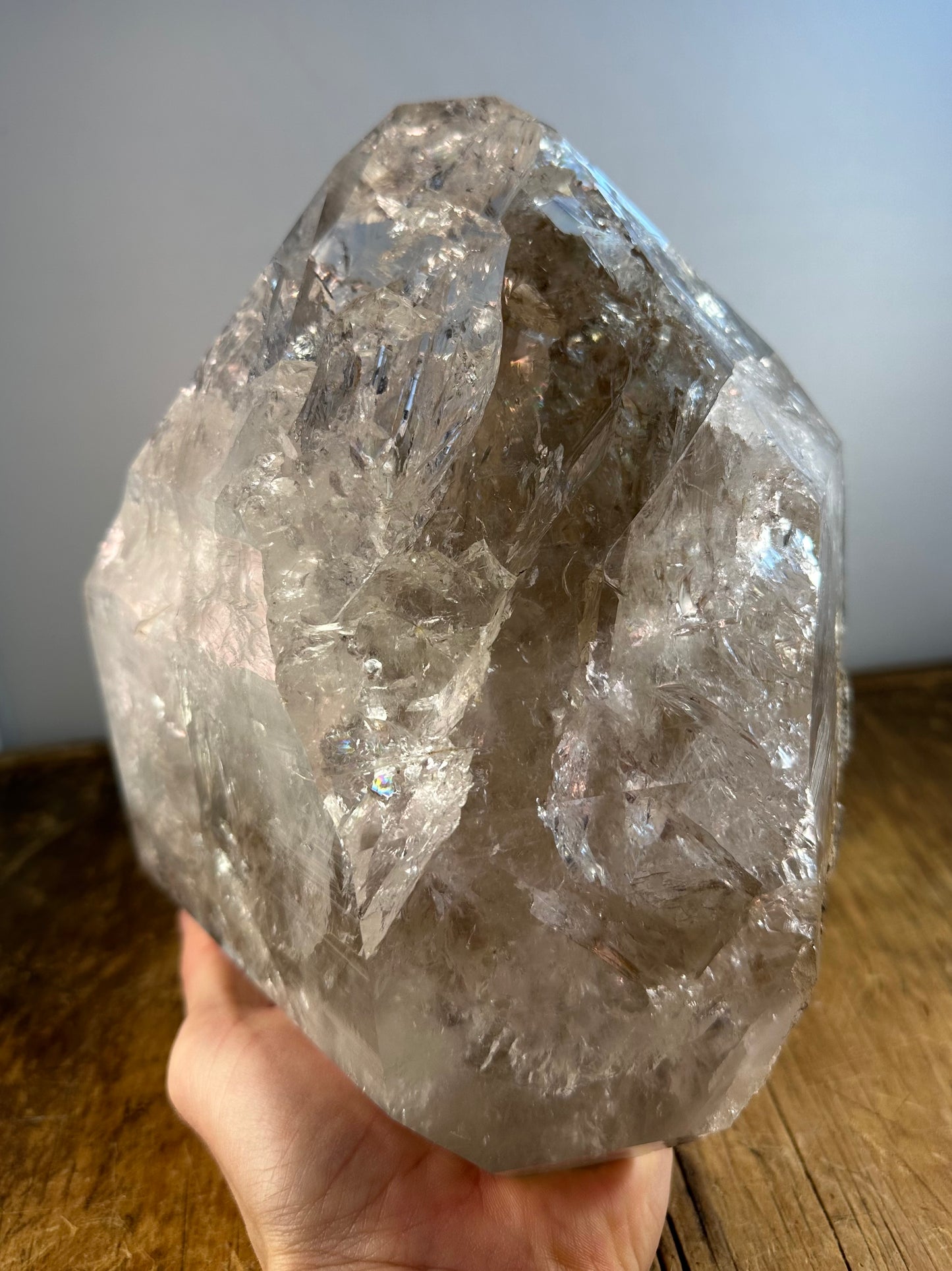 GIANT Museum Quality Herkimer Diamond "Goonie" Crystal Approx. 9.03 lbs