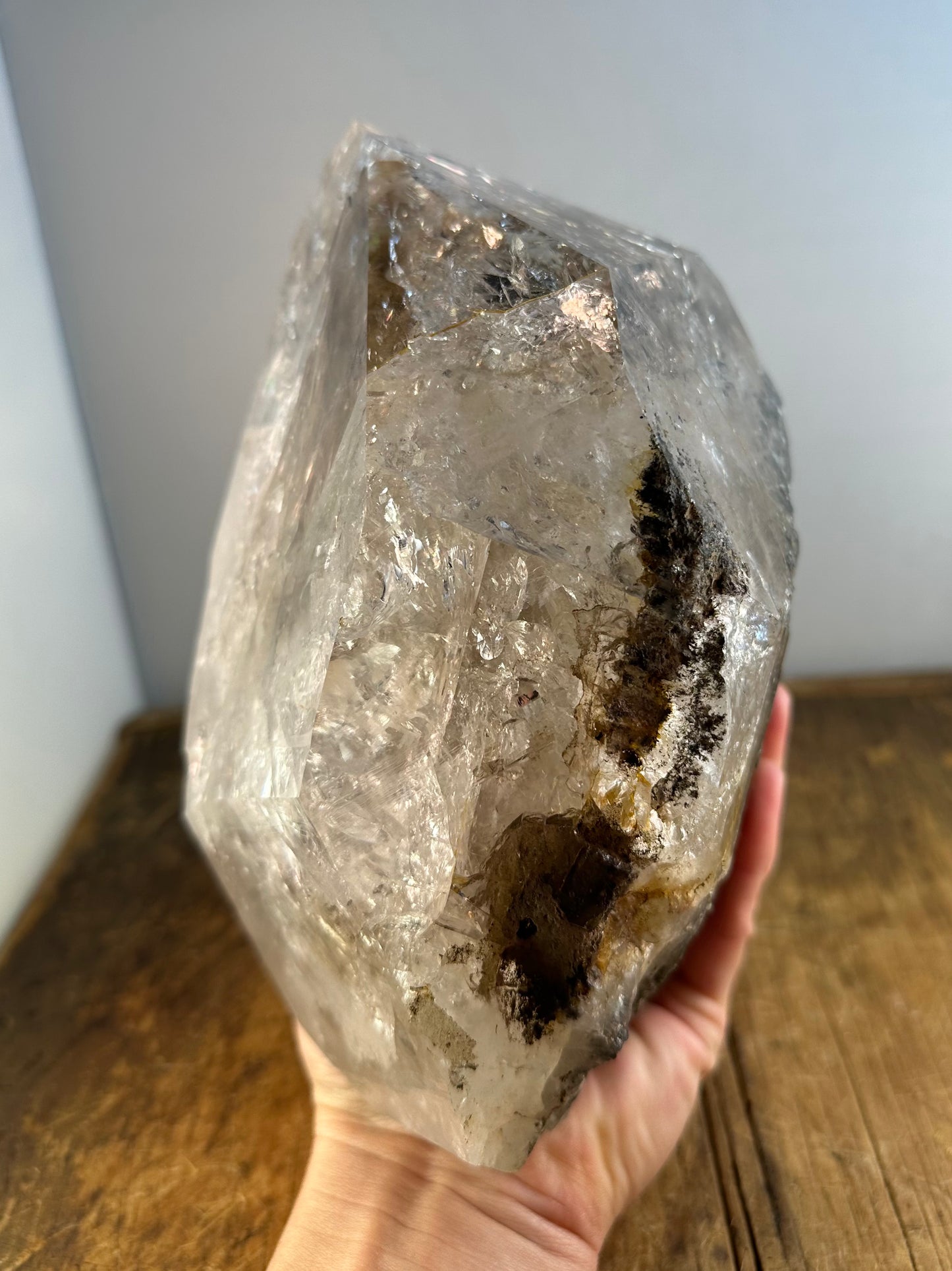 GIANT Museum Quality Herkimer Diamond "Goonie" Crystal Approx. 9.03 lbs