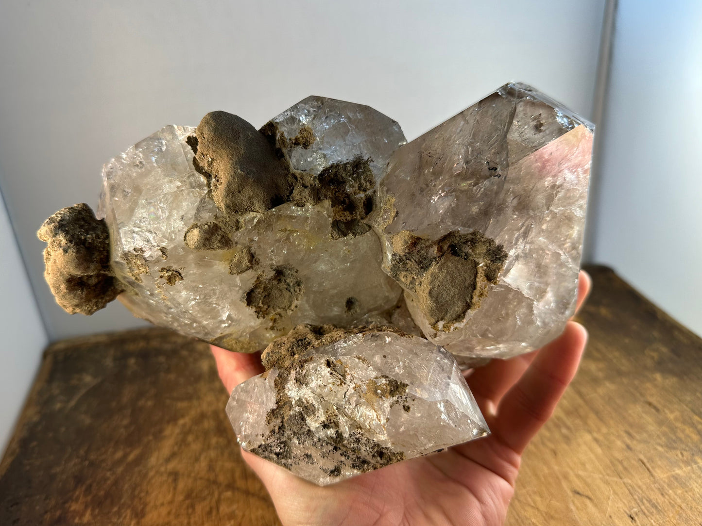 Herkimer Diamond "Goonie" Cluster Approx. 5.10 lbs