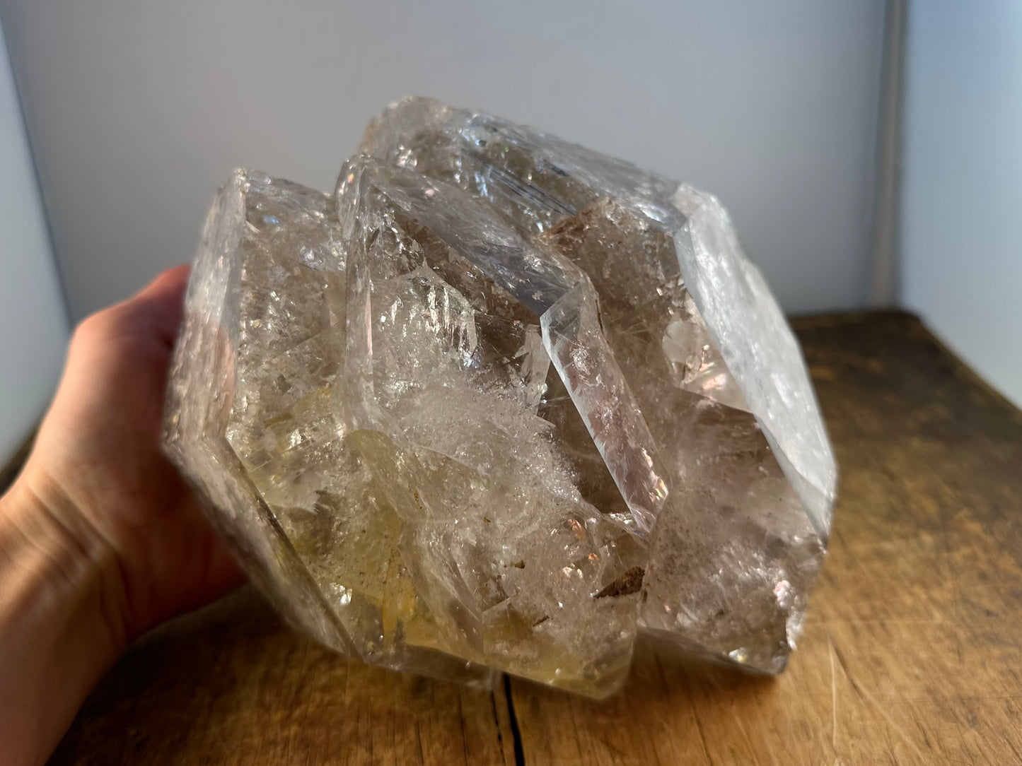 GIANT Museum Quality "Triple" Herkimer Diamond "Goonie" Crystal Approx. 8.33 lbs