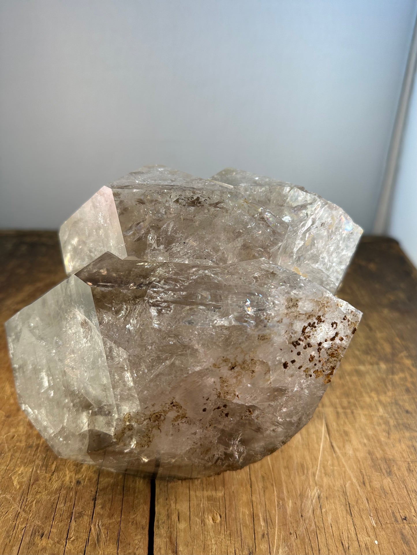 GIANT Museum Quality "Triple" Herkimer Diamond "Goonie" Crystal Approx. 8.33 lbs