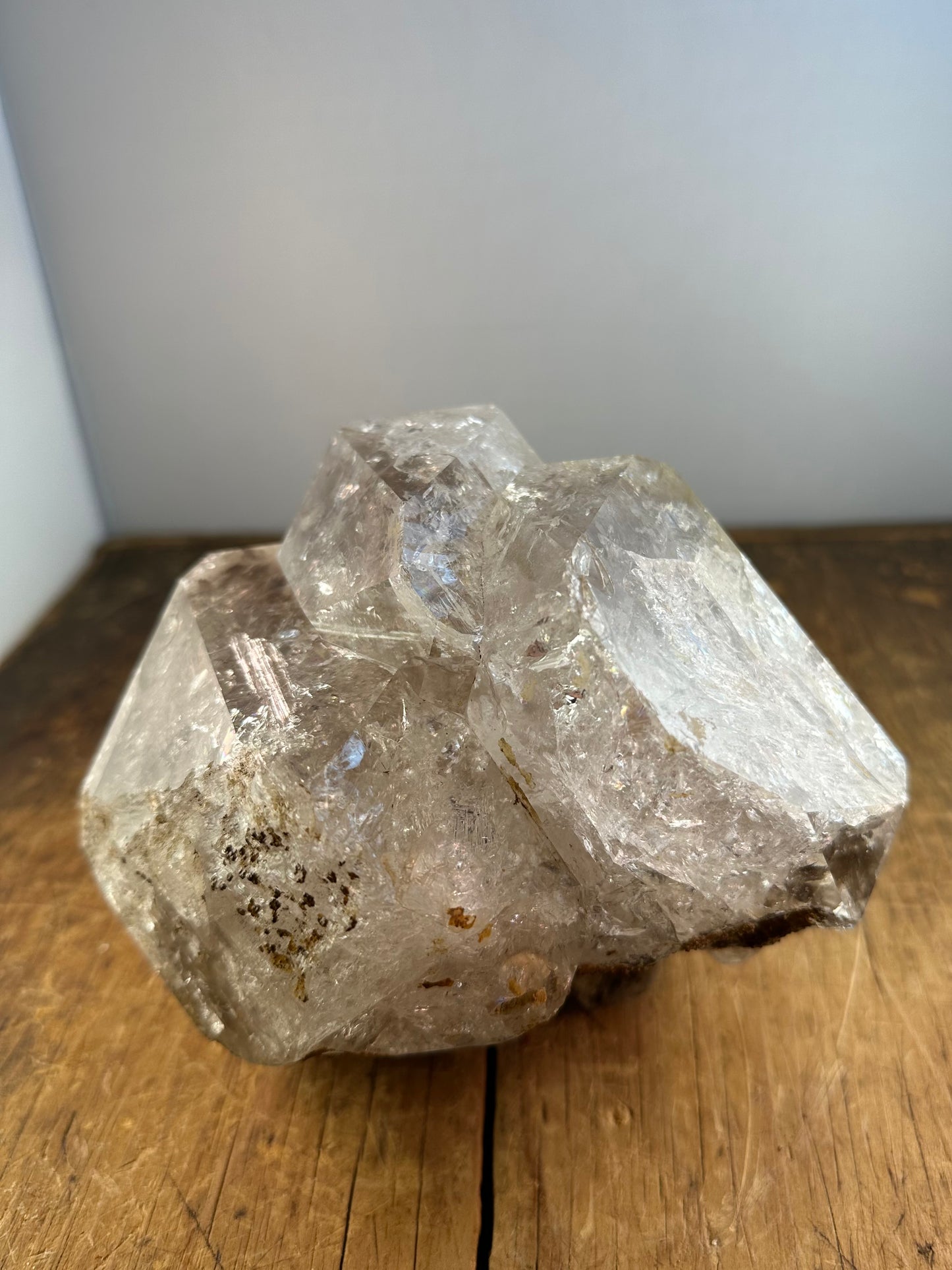 GIANT Museum Quality "Triple" Herkimer Diamond "Goonie" Crystal Approx. 8.33 lbs