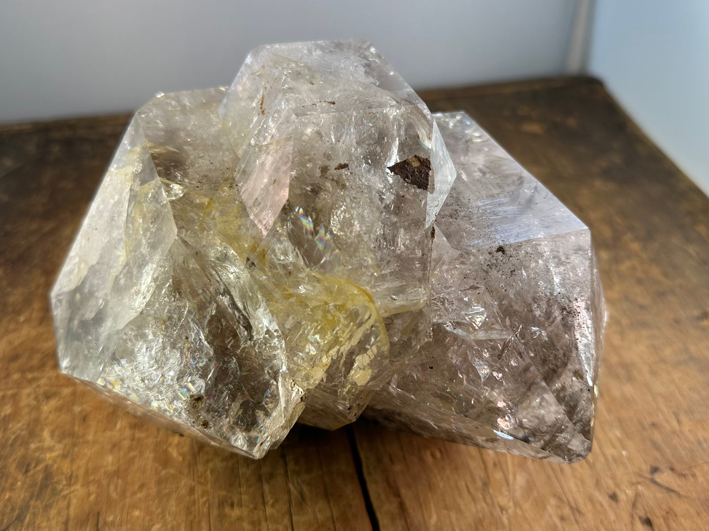 GIANT Museum Quality "Triple" Herkimer Diamond "Goonie" Crystal Approx. 8.33 lbs