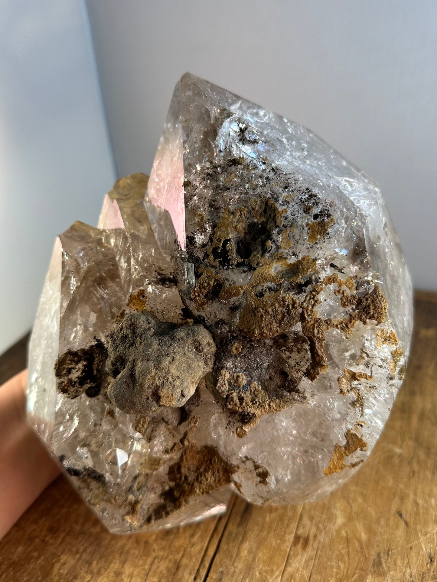 GIANT Museum Quality "Triple" Herkimer Diamond "Goonie" Crystal Approx. 8.33 lbs