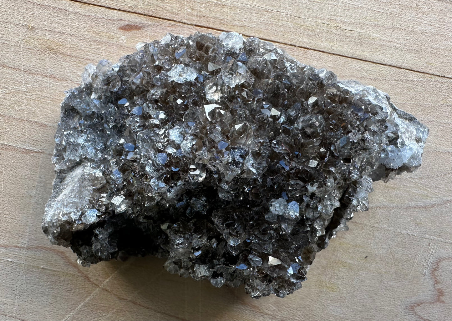 Rare "Smoky" Druzy Herkimer Diamond Specimen Approx. 90g