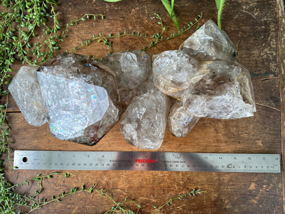 GIGANTIC Reconstructed Herkimer Diamond "Goonie" Phosphorescence Crystal Cluster Approx. 14 lbs