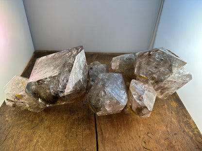 GIGANTIC Reconstructed Herkimer Diamond "Goonie" Phosphorescence Crystal Cluster Approx. 14 lbs