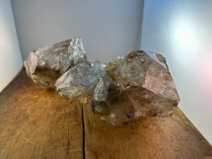 GIGANTIC Reconstructed Herkimer Diamond "Goonie" Phosphorescence Crystal Cluster Approx. 14 lbs
