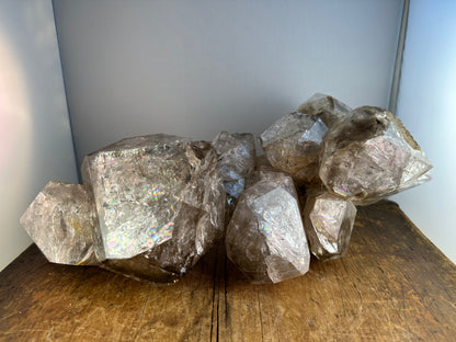 GIGANTIC Reconstructed Herkimer Diamond "Goonie" Phosphorescence Crystal Cluster Approx. 14 lbs
