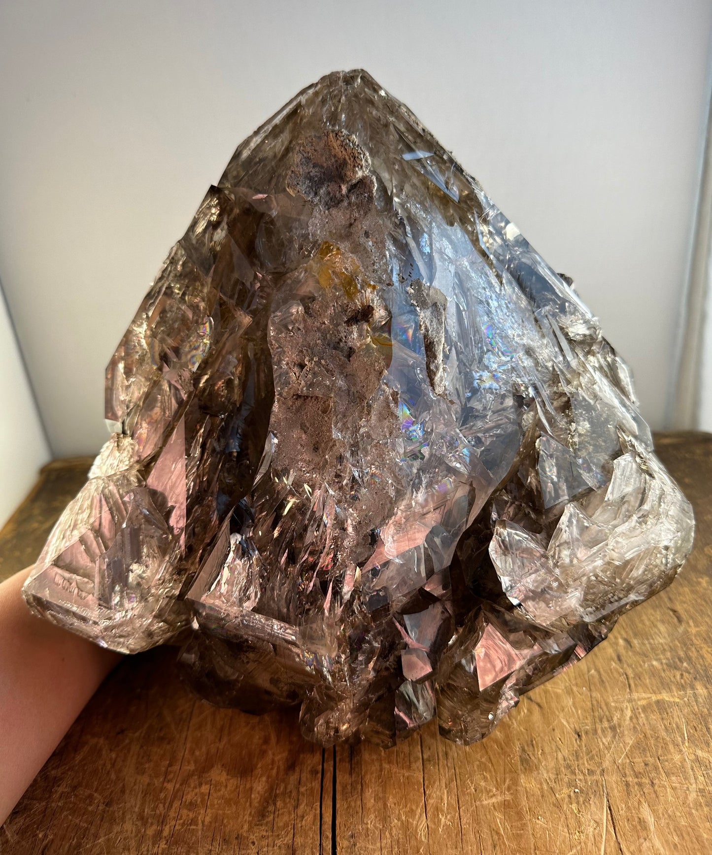 GIGANTIC Skeletal Herkimer Diamond Approx. 12.71 lbs