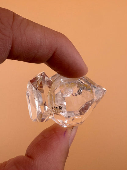 Rejoined Herkimer Diamond Crystal Cluster Approx. 30g