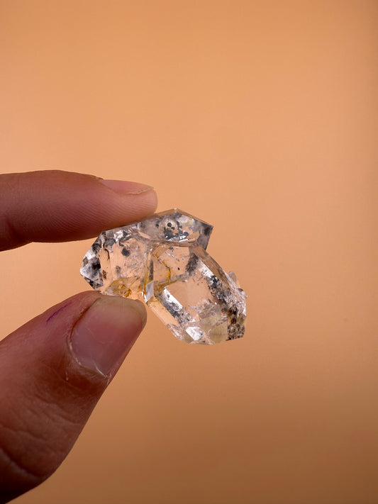 Rejoined Herkimer Diamond Crystal Cluster Approx. 10g