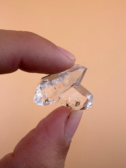 Rejoined Herkimer Diamond "Water Clear" Crystal Cluster Approx. 5g