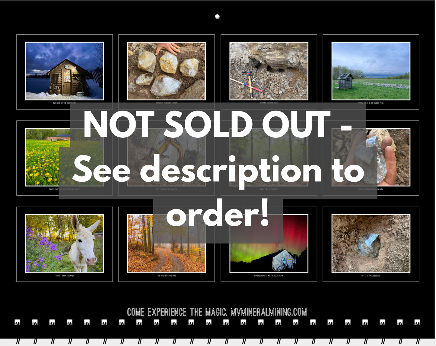 2026 Calendar: Season's of Mohawk Valley Mineral Mining Inc