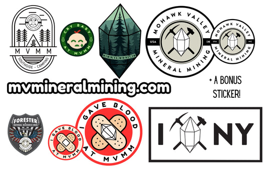 10 Pack of MVMM Stickers + Bonus Sticker