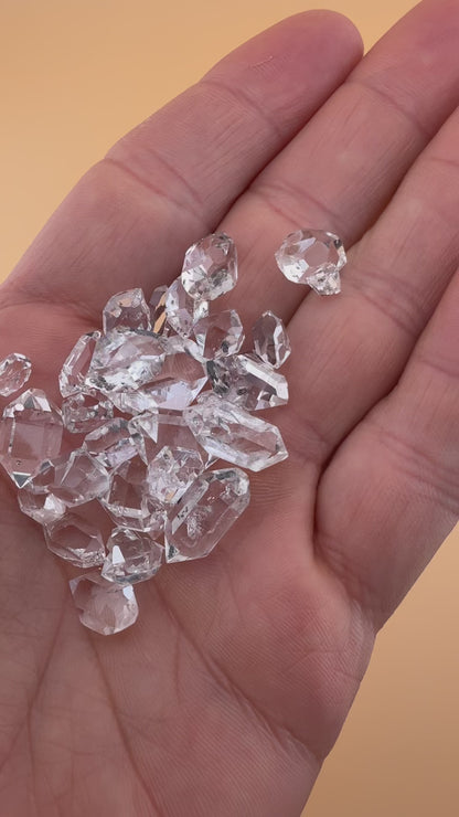 Herkimer Diamond "Water Clear" Crystals Approx. 14g
