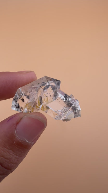 Rejoined Herkimer Diamond Crystal Cluster Approx. 10g