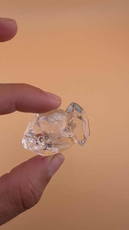 Rejoined Herkimer Diamond Crystal Cluster Approx. 30g